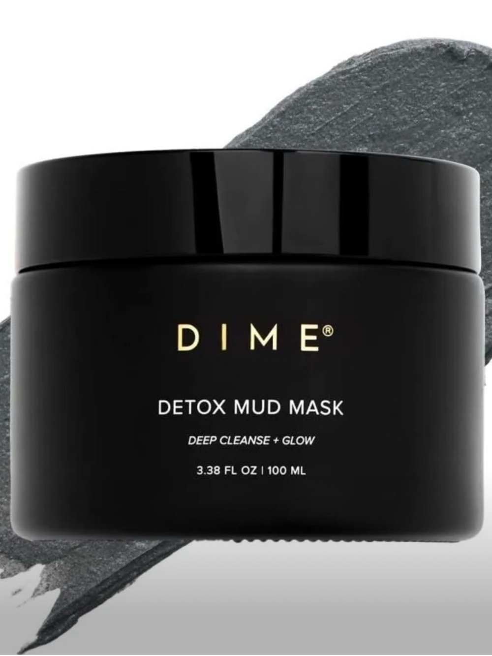 DIME Detox Mud Mask — Black Deep Cleanse & Glow